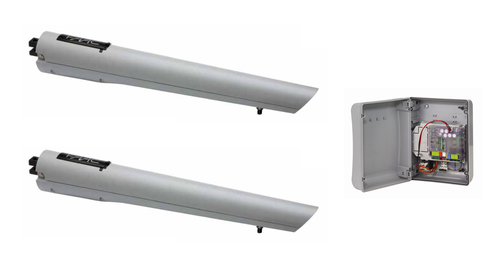 FAAC™ S418 (24v) Electro-Mechanical Swing Gate Opener (Double Standard Kit) - Garage Door Spare Parts