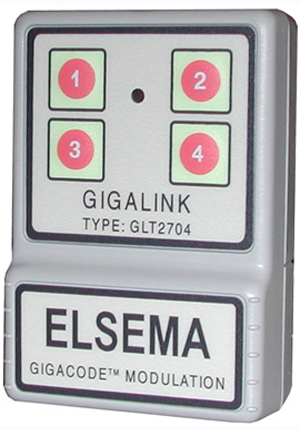 Elsema™ GLT2704 GIGALINK™ (4 Channel) Remote Control
