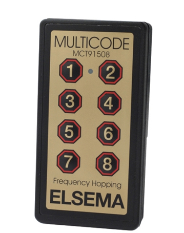 Elsema™ MCT91508 MULTICODE™ (8 Channel) Remote Control