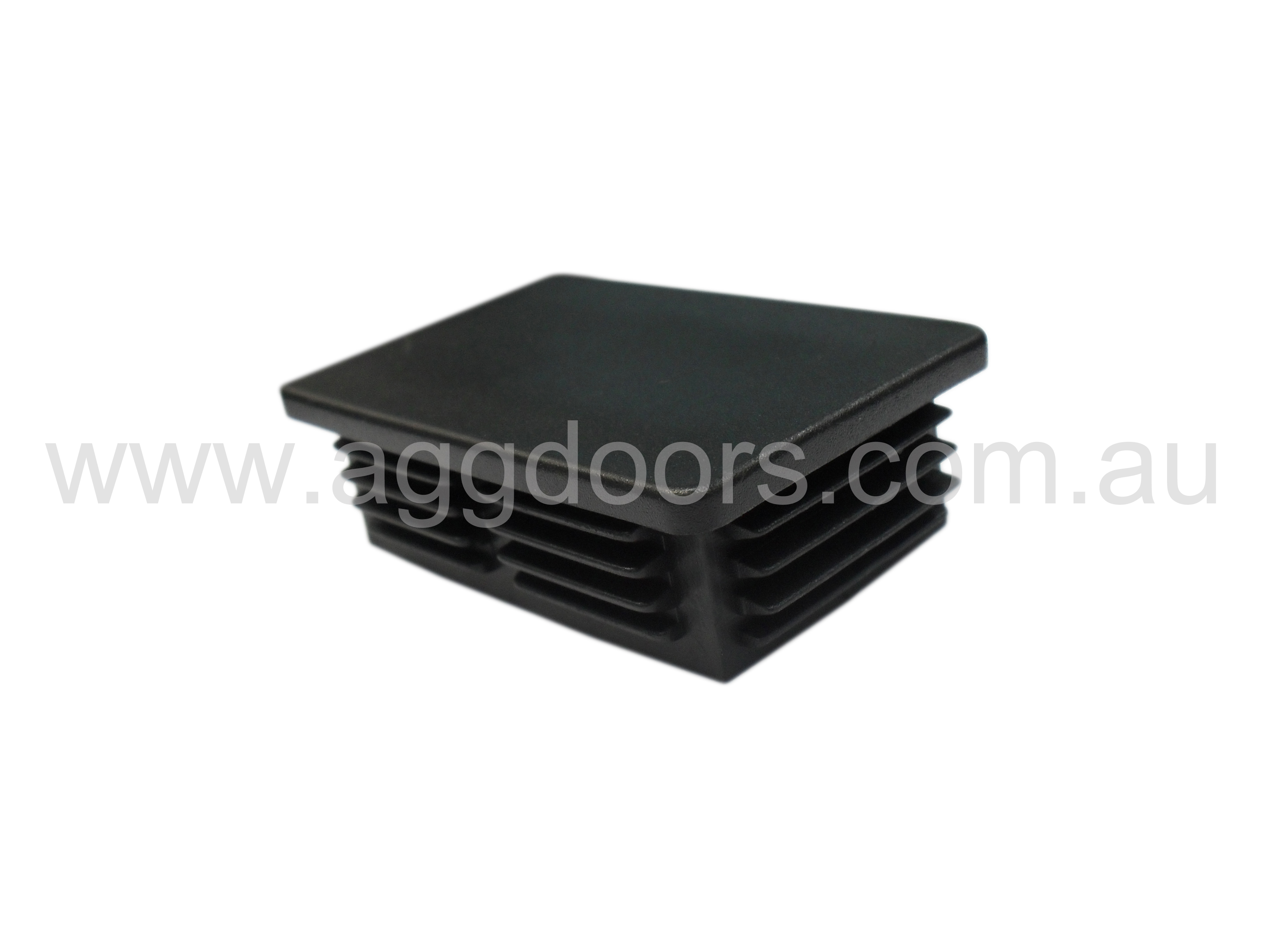 Plastic Rectangle Cap (Flat) (50mm x 100mm) - Garage Door Spare Parts
