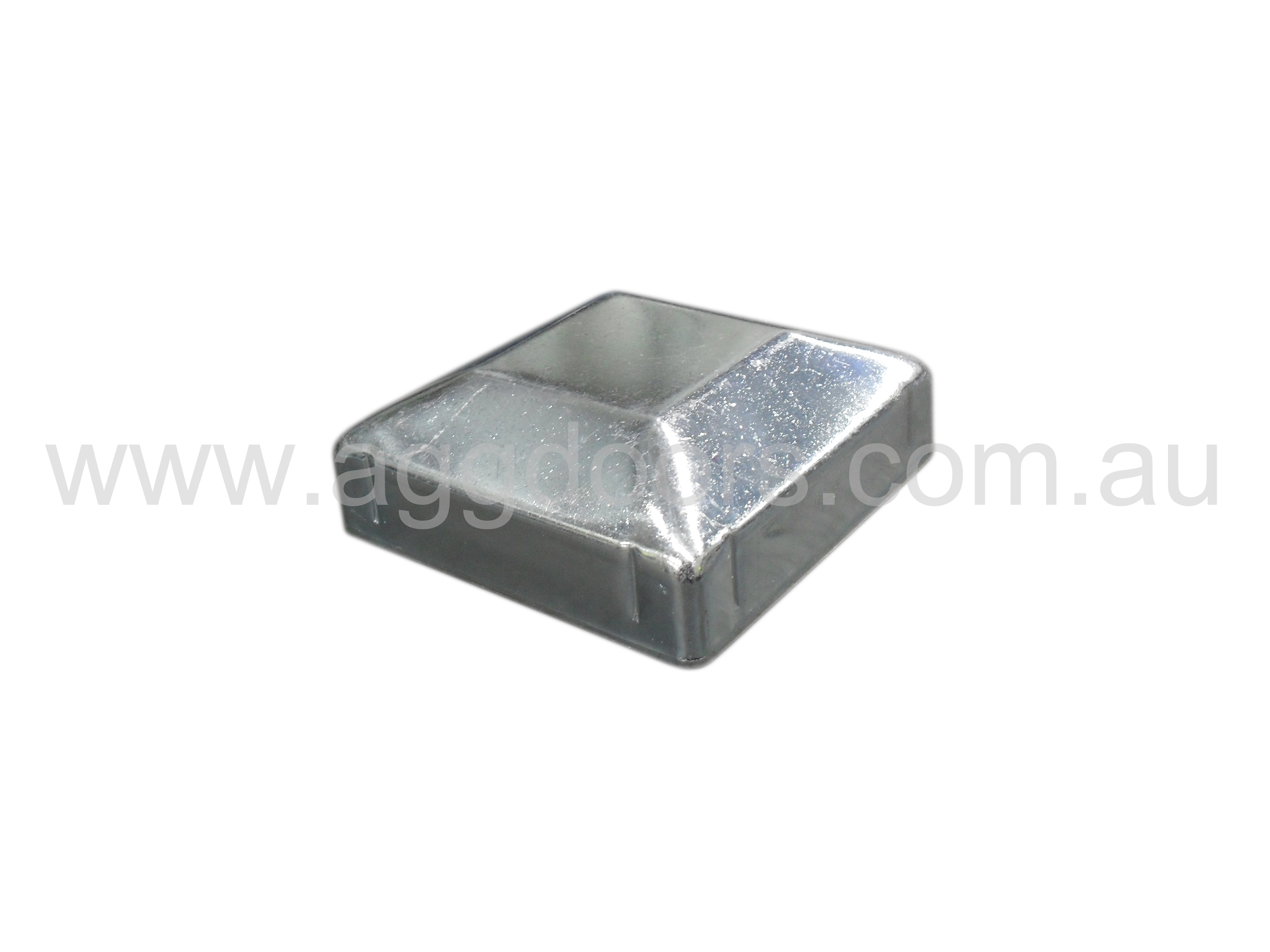 Zinc Plated Square Steel Cap (40mm x 40mm) - Garage Door Spare Parts