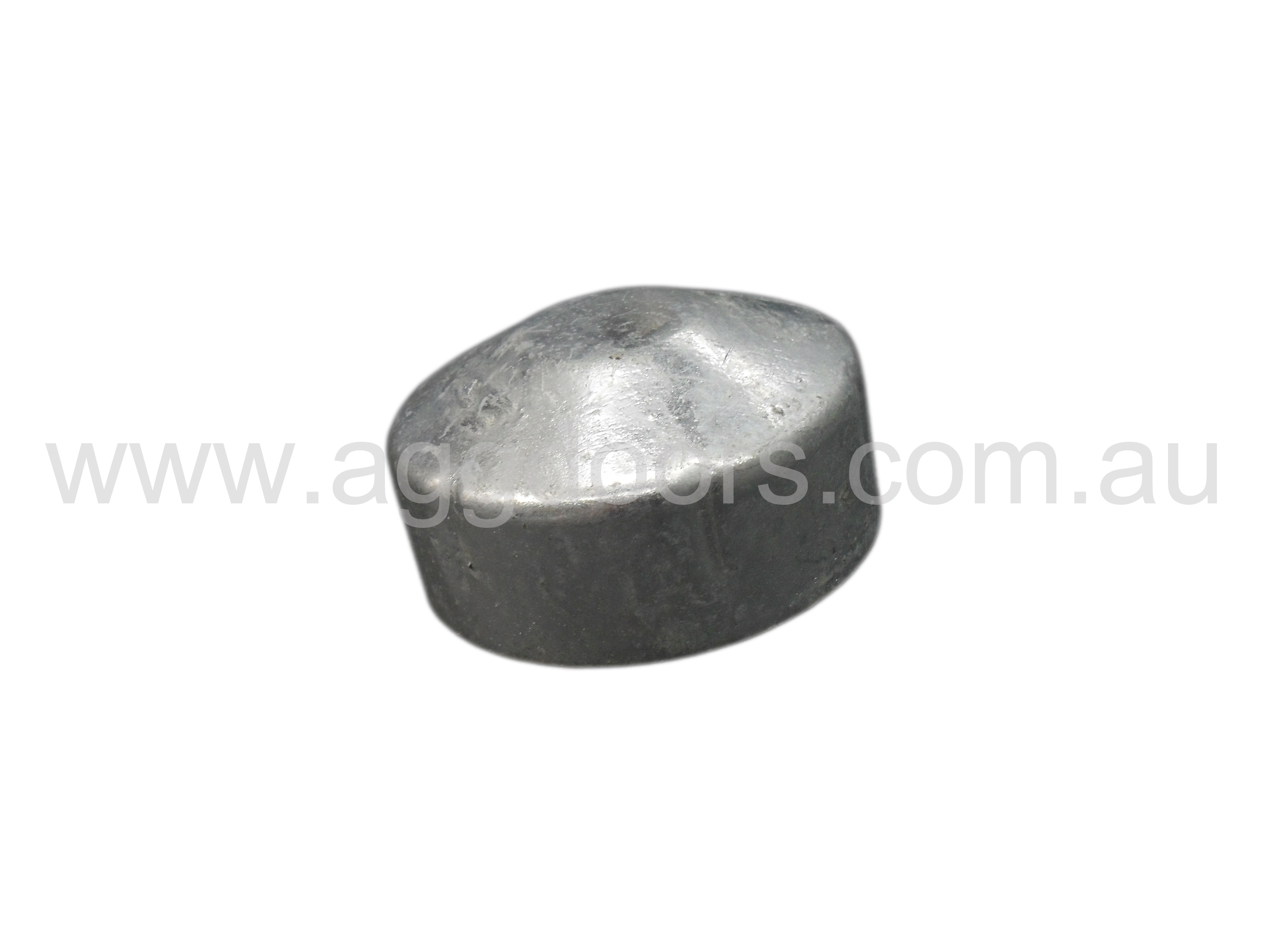 Galvanized Round Steel Cap (50mm) - Garage Door Spare Parts