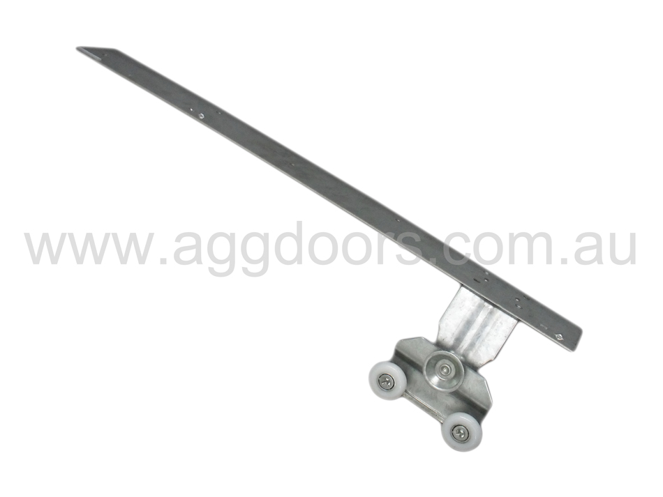 T300 Track-Type Top Weather-Seal & Wheel Assembly (LHS) - Garage Door Spare Parts