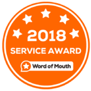 2018 Word of Mouth Service Award Logo