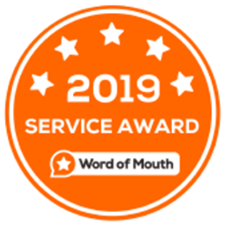 2019 Word of Mouth Service Award Logo