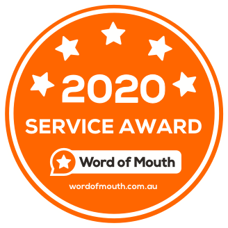 2020 Word of Mouth Service Award Logo