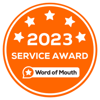 2023 Word of Mouth Service Award Logo